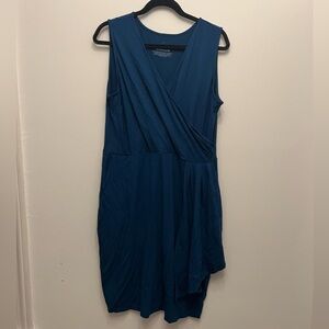 Betabrand faux wrap dress